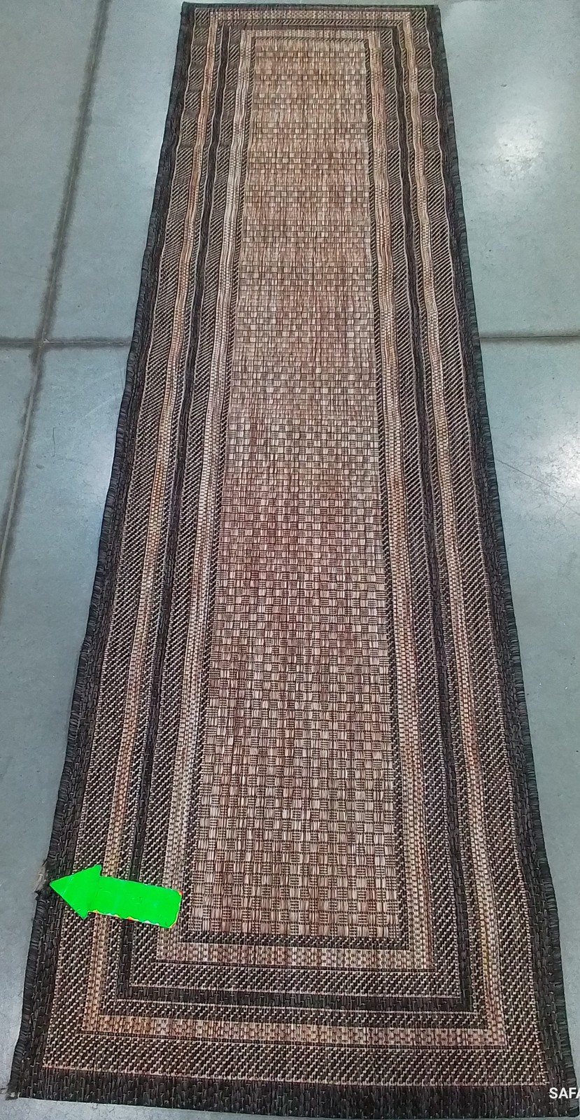 NATURAL BLACK 2′-3″ x 8′-0″ Damaged Rug Reduced Price 1172796999 CY8475-37312-28