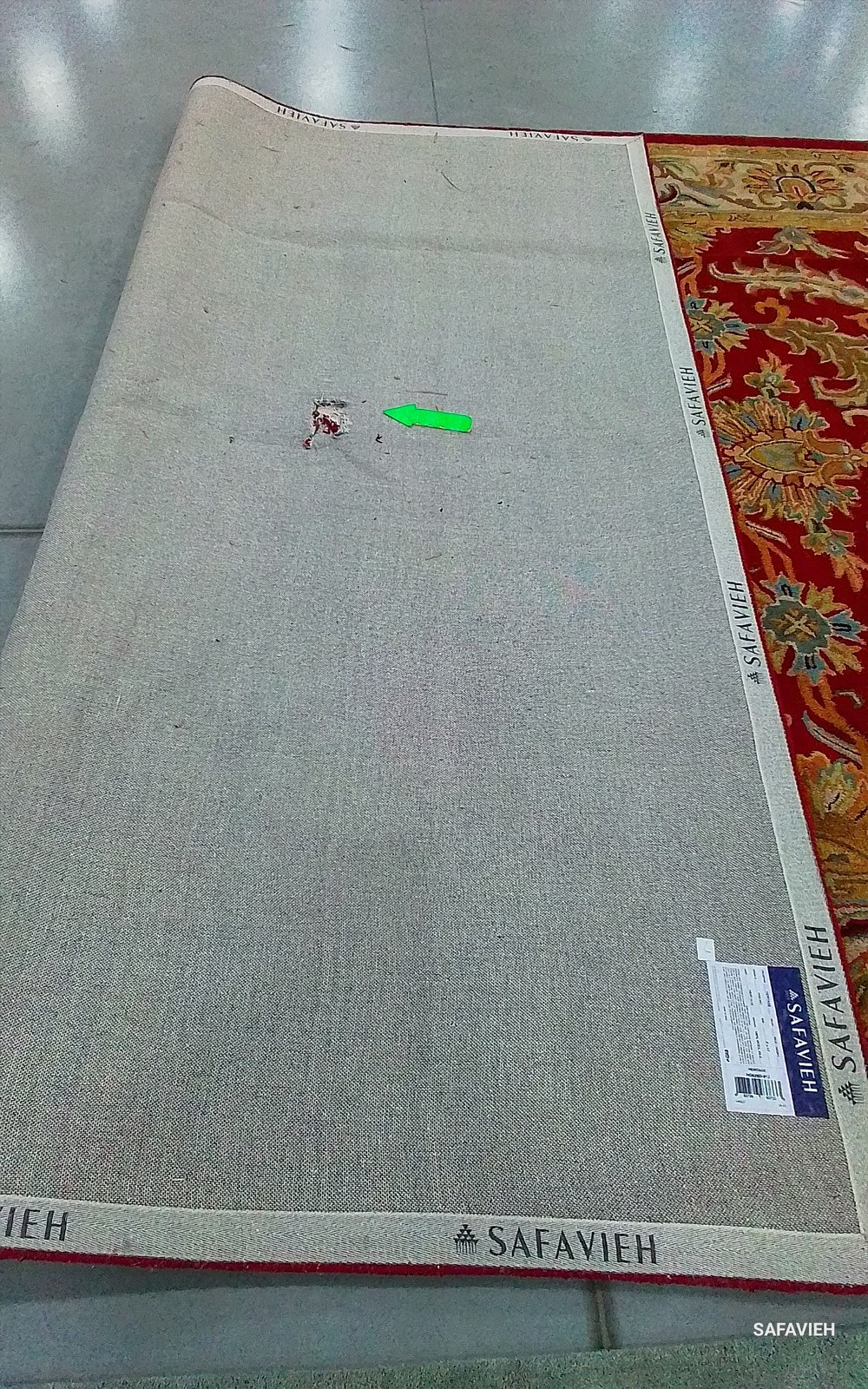 RED / IVORY 9′-0″ x 12′-0″ Cut on Rug, Reduced Price 1172797192 HG628D-912