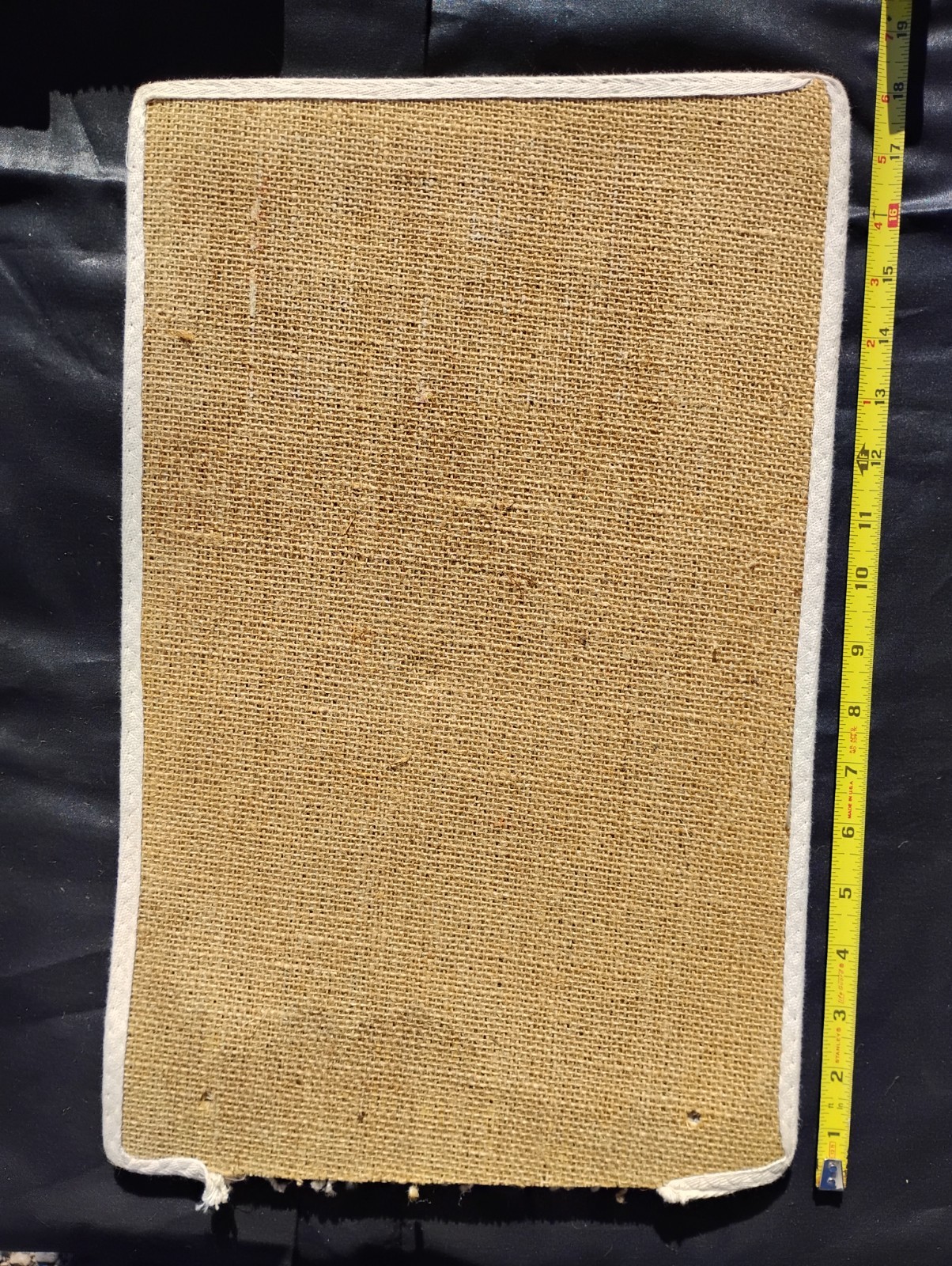 NEW/Vintage MCM Carpet Sample Demo Showroom Circa 1973 Color: White 18″x11.5″