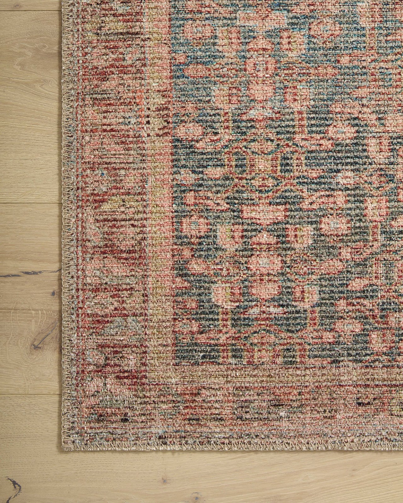 Loloi Angela Rose Aubrey Collection Aub-04 Blue/Terracotta 2-6 X 12-0 .19 Pile