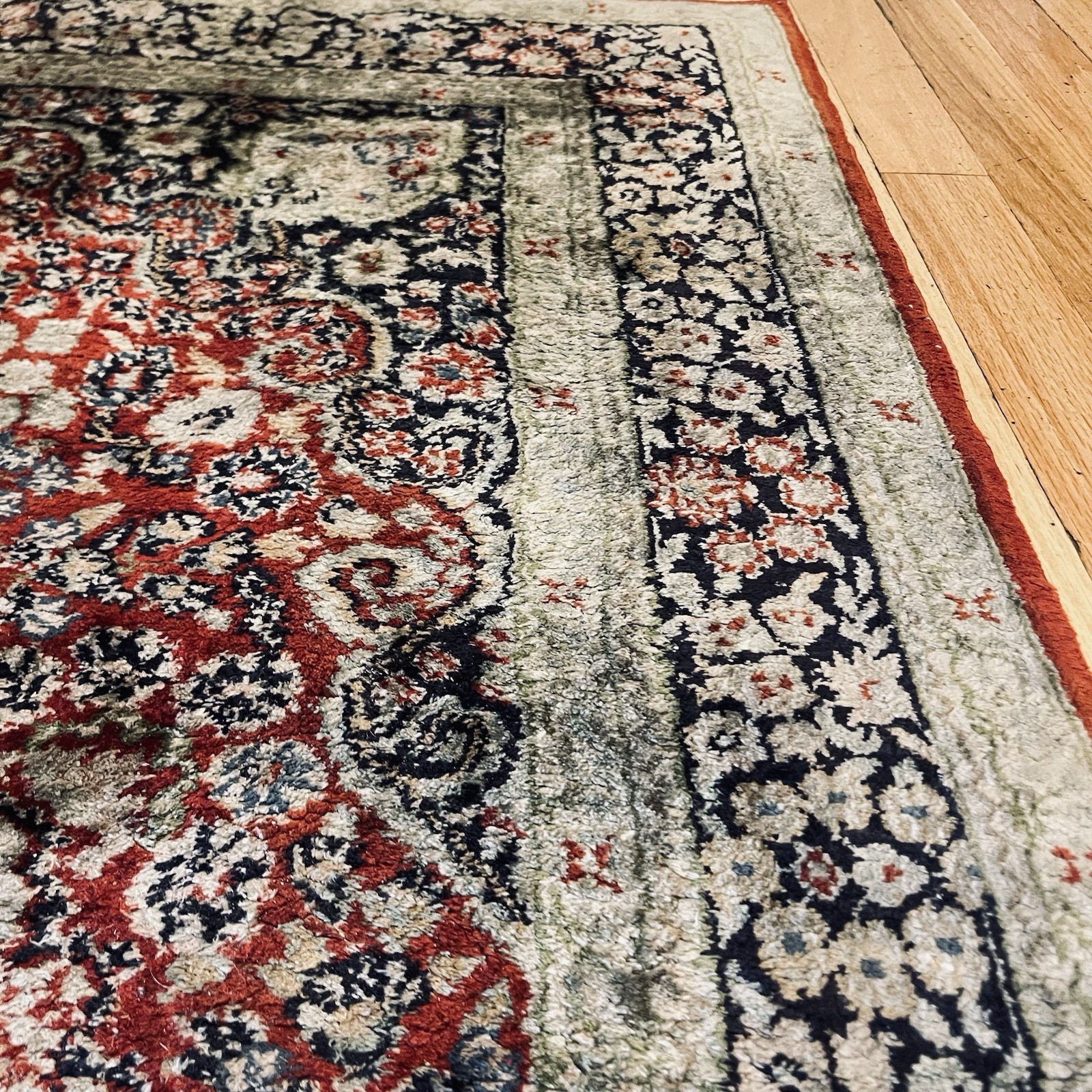 Vintage Anatolian Turkish Rug 3×5 Foot #581 Needs Cleaned Good Condition C Pics
