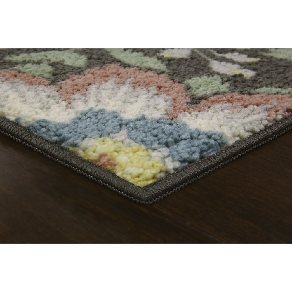 Fade & Stain Resistant Stylish Multi Area Rug With Skid-Resistant Latex Backing