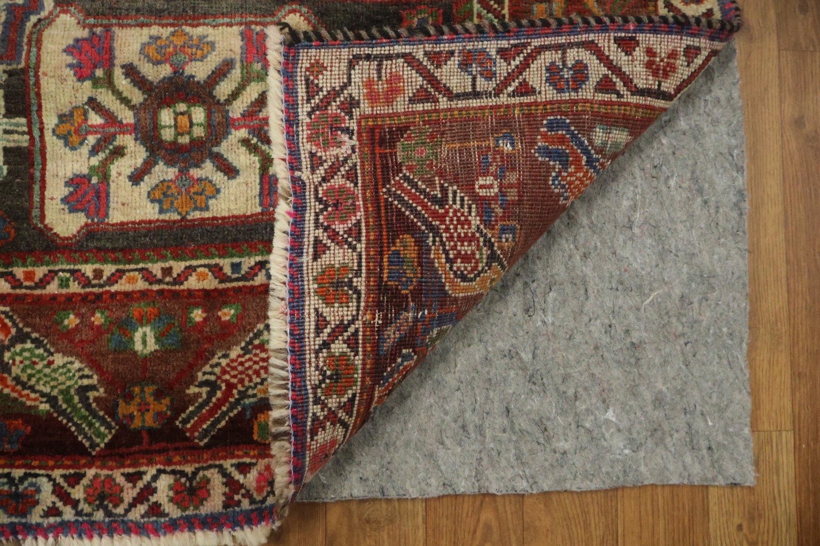 Vintage Traditional Tribal Area Rug 5×8 Wool Hand-knotted Geometric Nomad Carpet