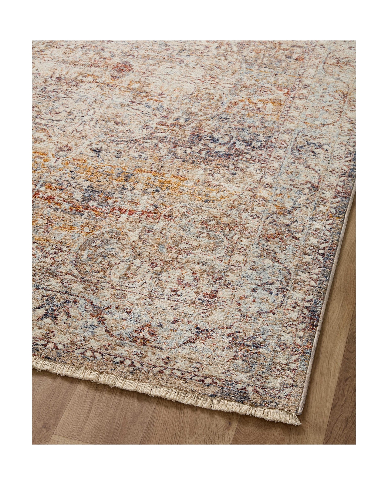 Loloi II Sorrento Collection SOR-04 Natural/Multi 7′-10″ x 10′-2″ Area Rug