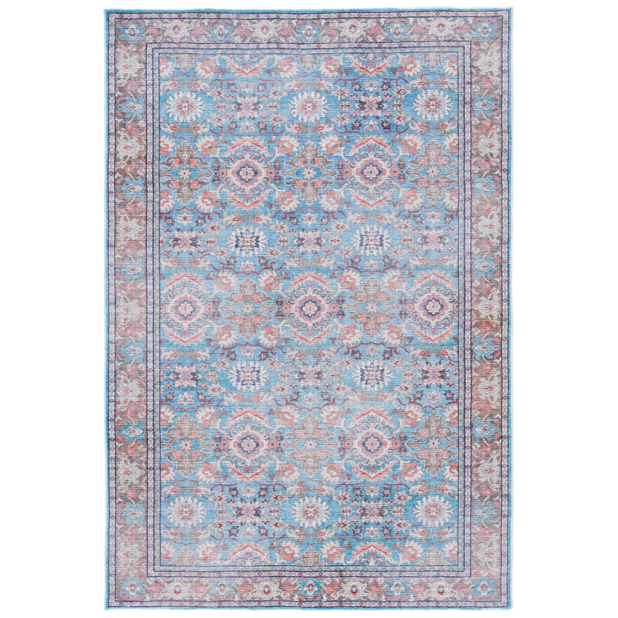 SAFAVIEH Serapi Collection SEP584P Rust / Blue Rug
