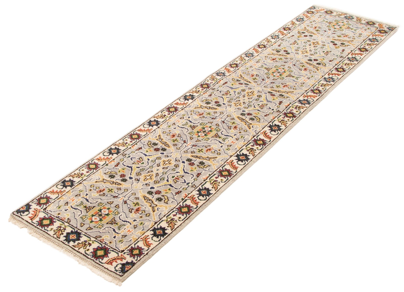 2’5″ x 10’1″ Vintage Hand-knotted Runner Rug Traditional Oriental Wool Carpet
