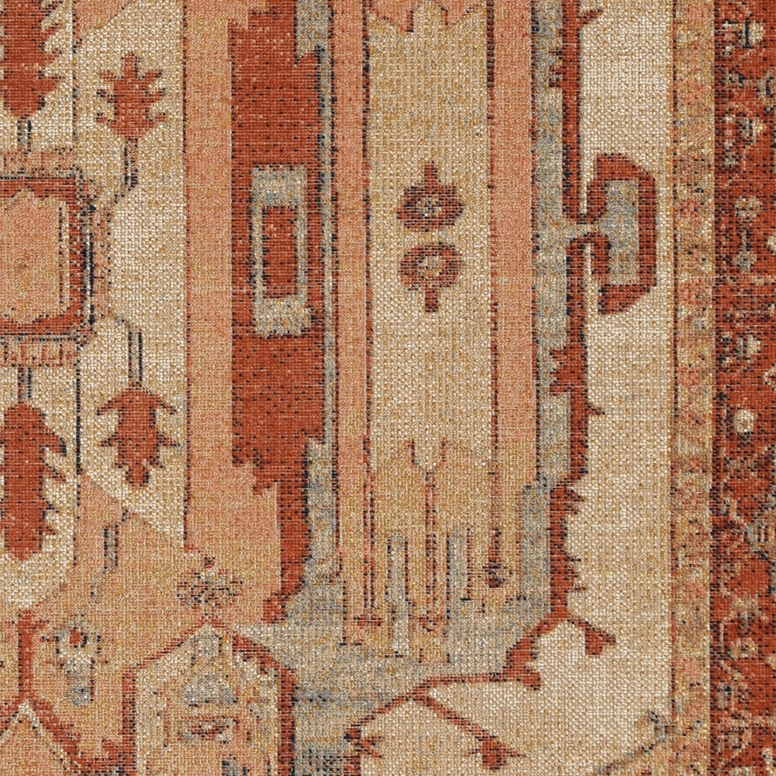 Linon Great Zero Garron Machine Made Polyester 2’x3′ Rug in Ivory