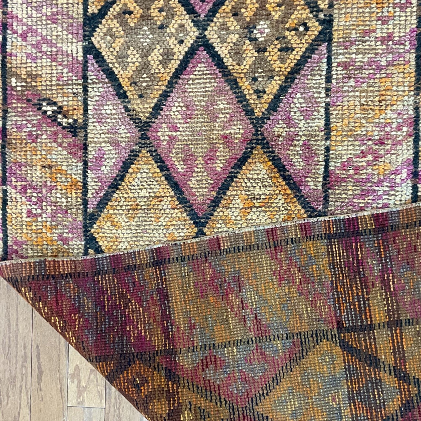 Handmade Turkish Oushak Wool Runner(2’9 X 10’11)