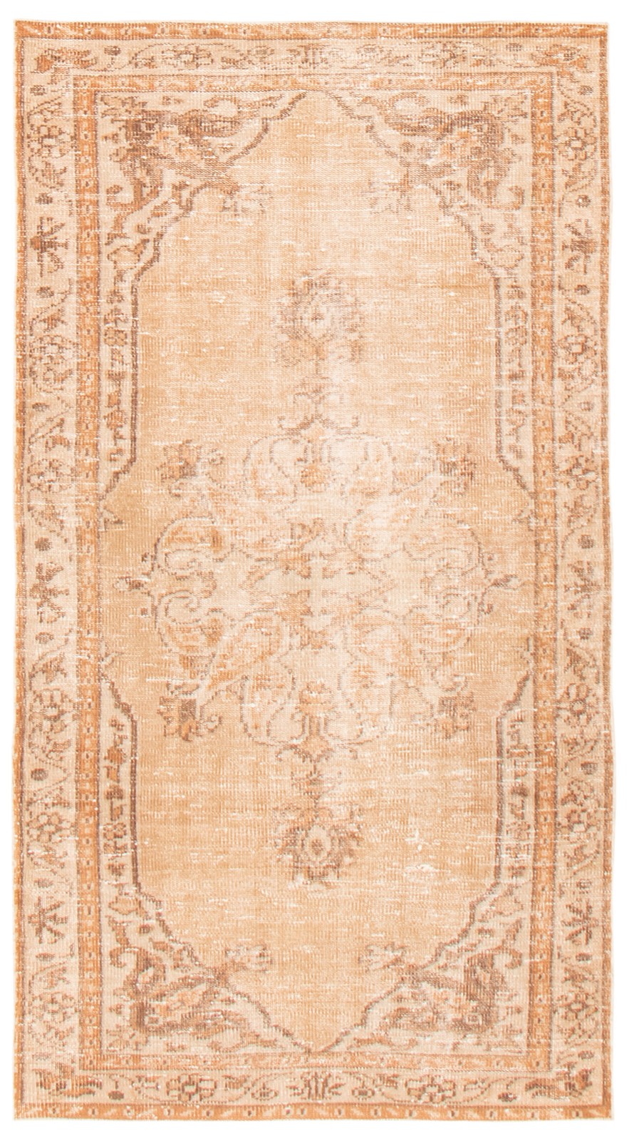 Vintage Traditional Hand-Knotted Area Rug 3’5″ x 6’6″ Oriental Wool Carpet