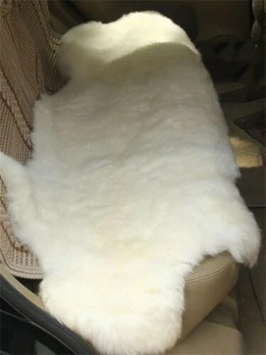 100% Genuine Sheepskin Fluffy Fur Rug Windward 60x110cm Natura
