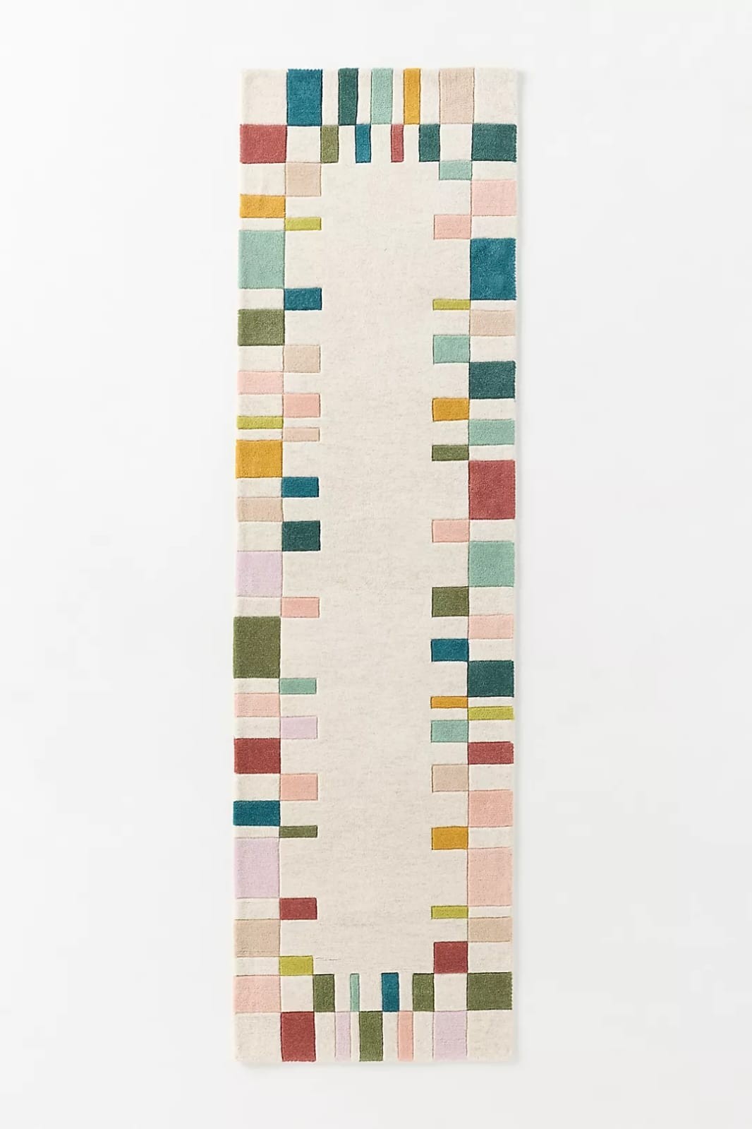 Hand Tufted Wool Geometric Border Rug Anthropologie Rugs For Bedroom Office Kids