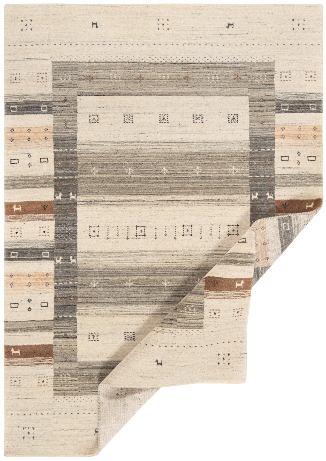 Handloom 202X142 Cm Handwoven Oriental Carpet, Modern, Rug