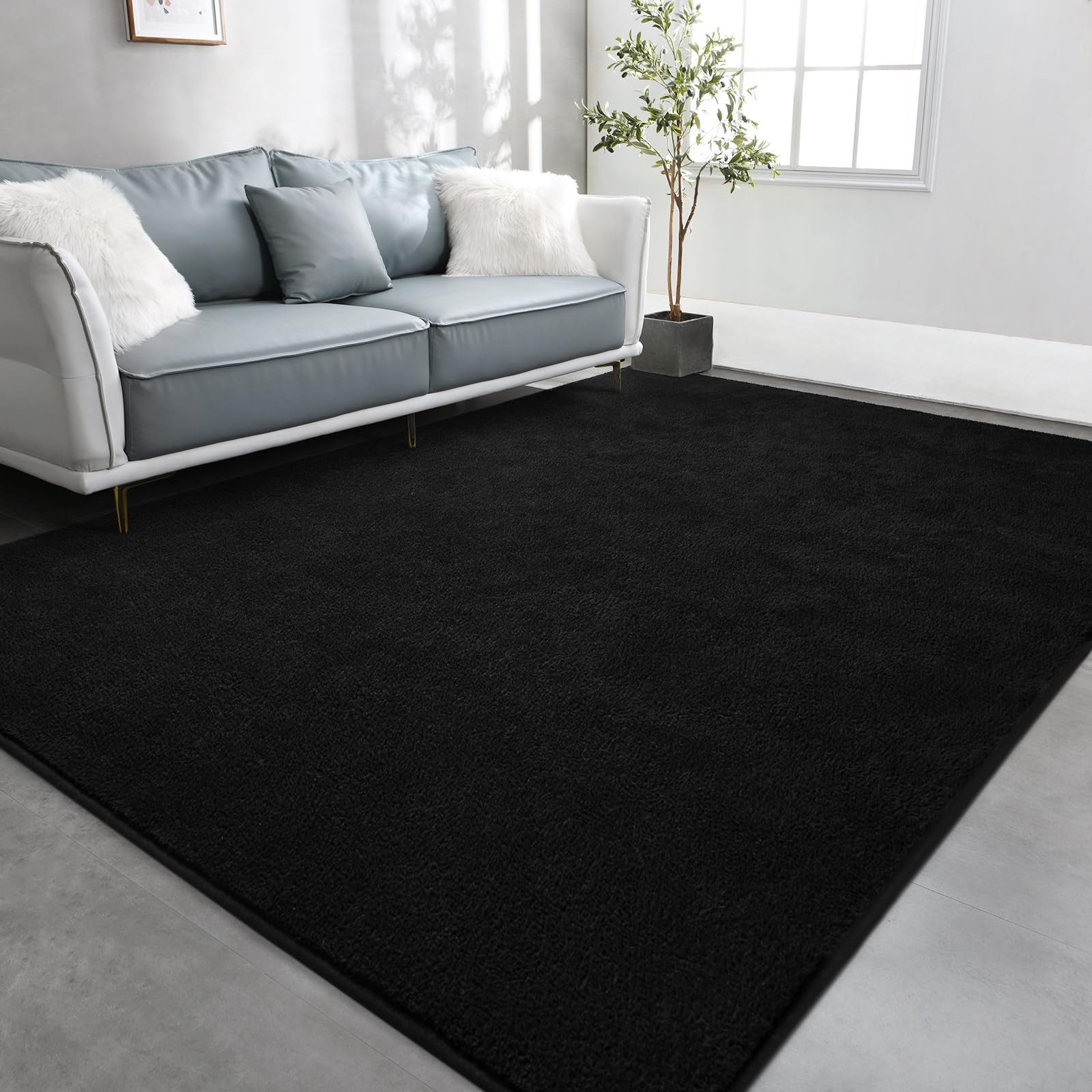 Large Area Rugs for Living Room Bedroom, 6×9 Feet, Super Soft Indoor Thickene…