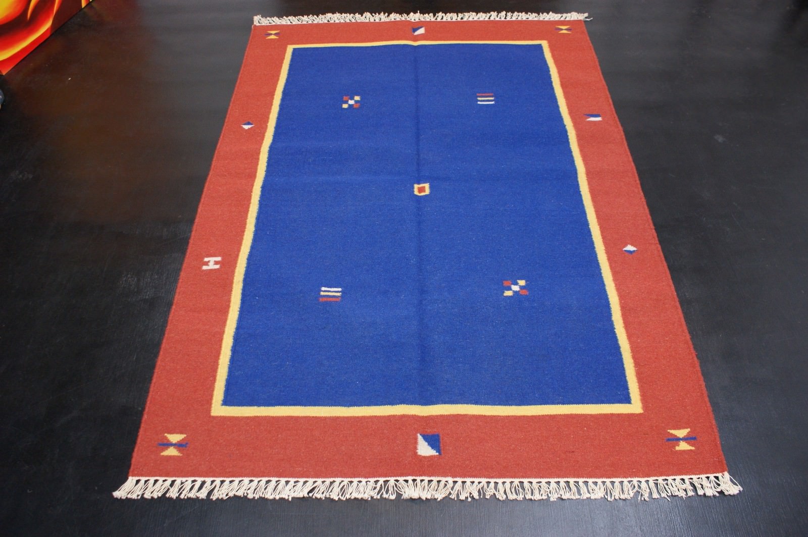 Designer Natural Kelim Kid’s Carpet Handmade Virgin Wool Fine Various Size UK