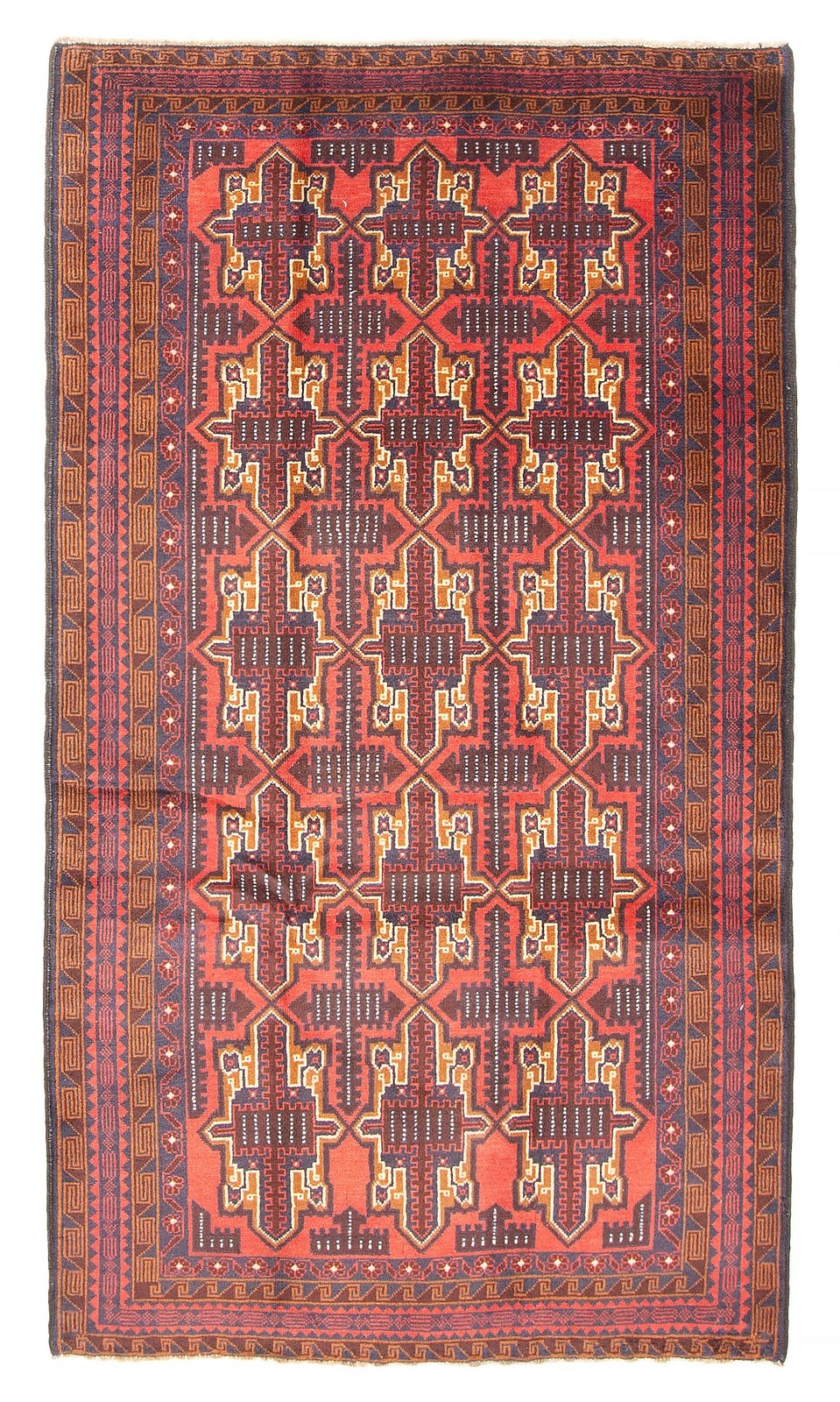 Traditional Vintage Hand-Knotted Area Rug 3’7″ x 6’6″ Oriental Wool Carpet