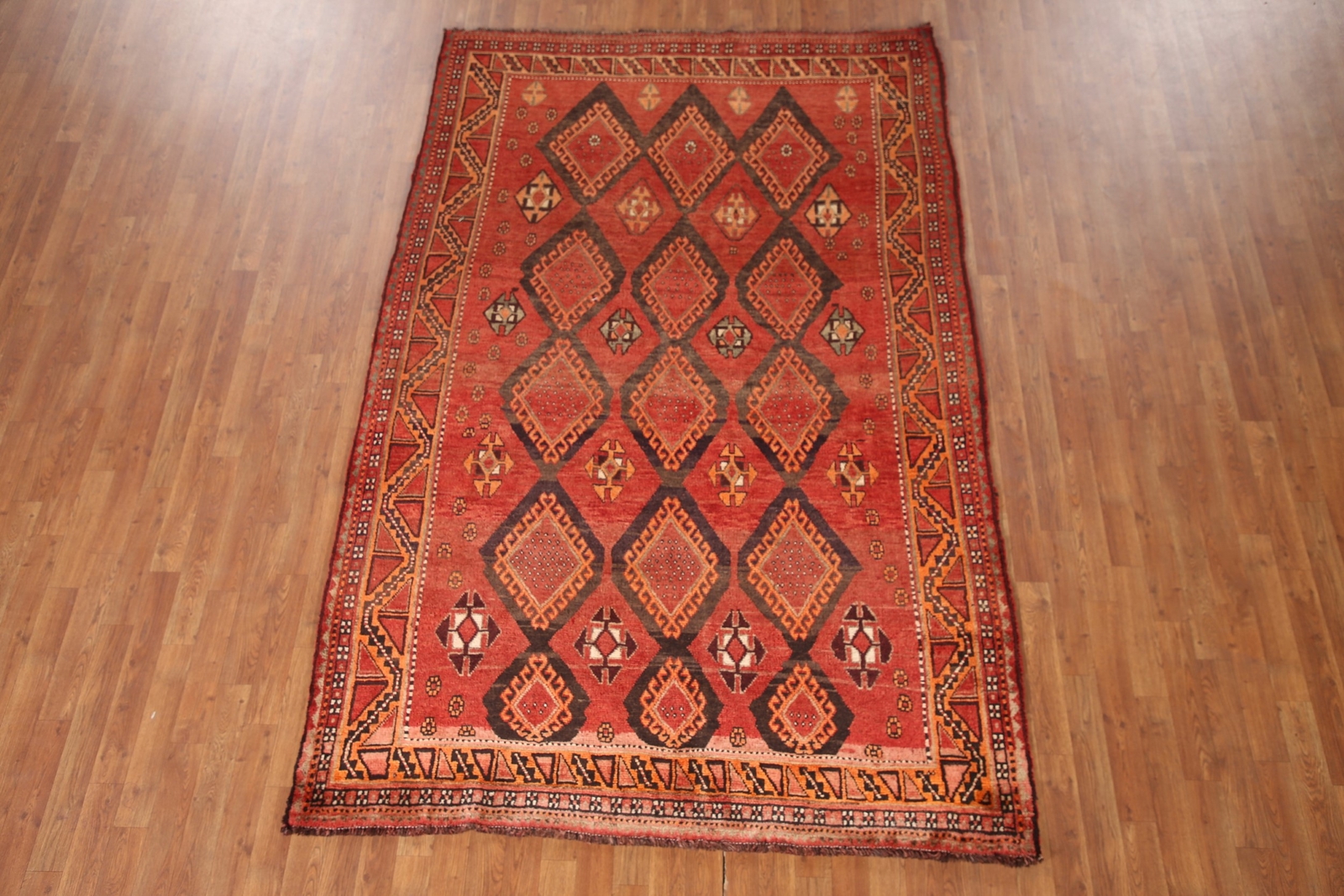 Vintage Geometric Lori Tribal Traditional Area Rug 6’x9′ Wool Hand-knotted Rug