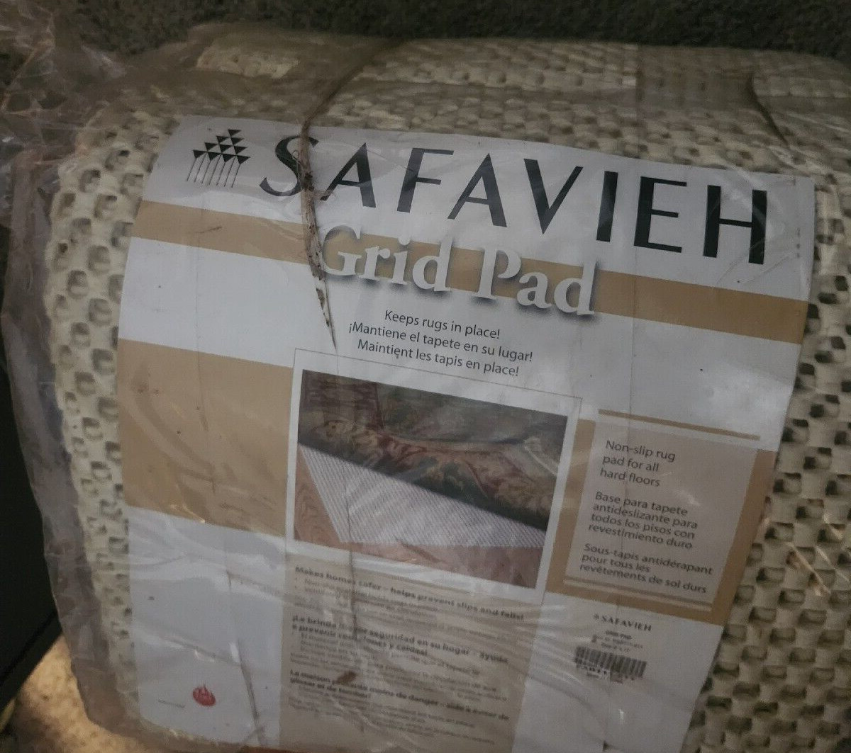New Safavieh Non Slip Rug/Carpet Grid Pad 8×11 Helps Keep Rugs in Place