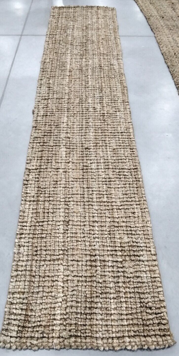 NATURAL 2′-6″ X 12′ Broken Thread Rug, Reduced Price 1172705382 NF447A-212