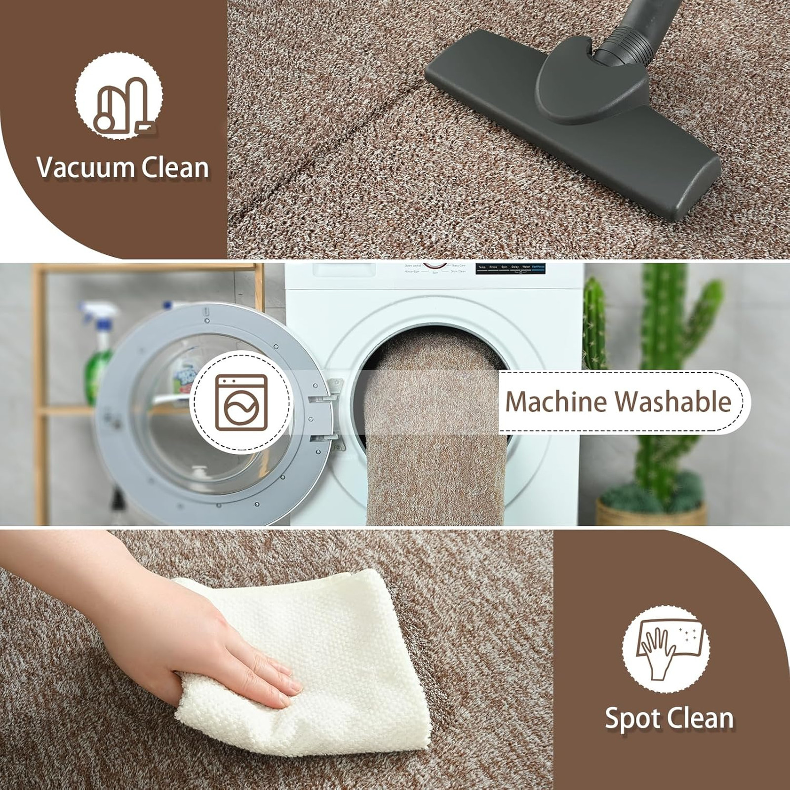 Washable 2×6 Runner Rug for Hallway Memory Foam Non Slip Bedroom Kitchen