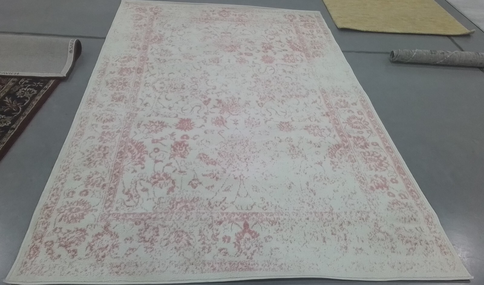 IVORY / ROSE 6′-0″ x 9′-0″ Back Stain Rug, Reduced Price 1172762658 ADR109H-6