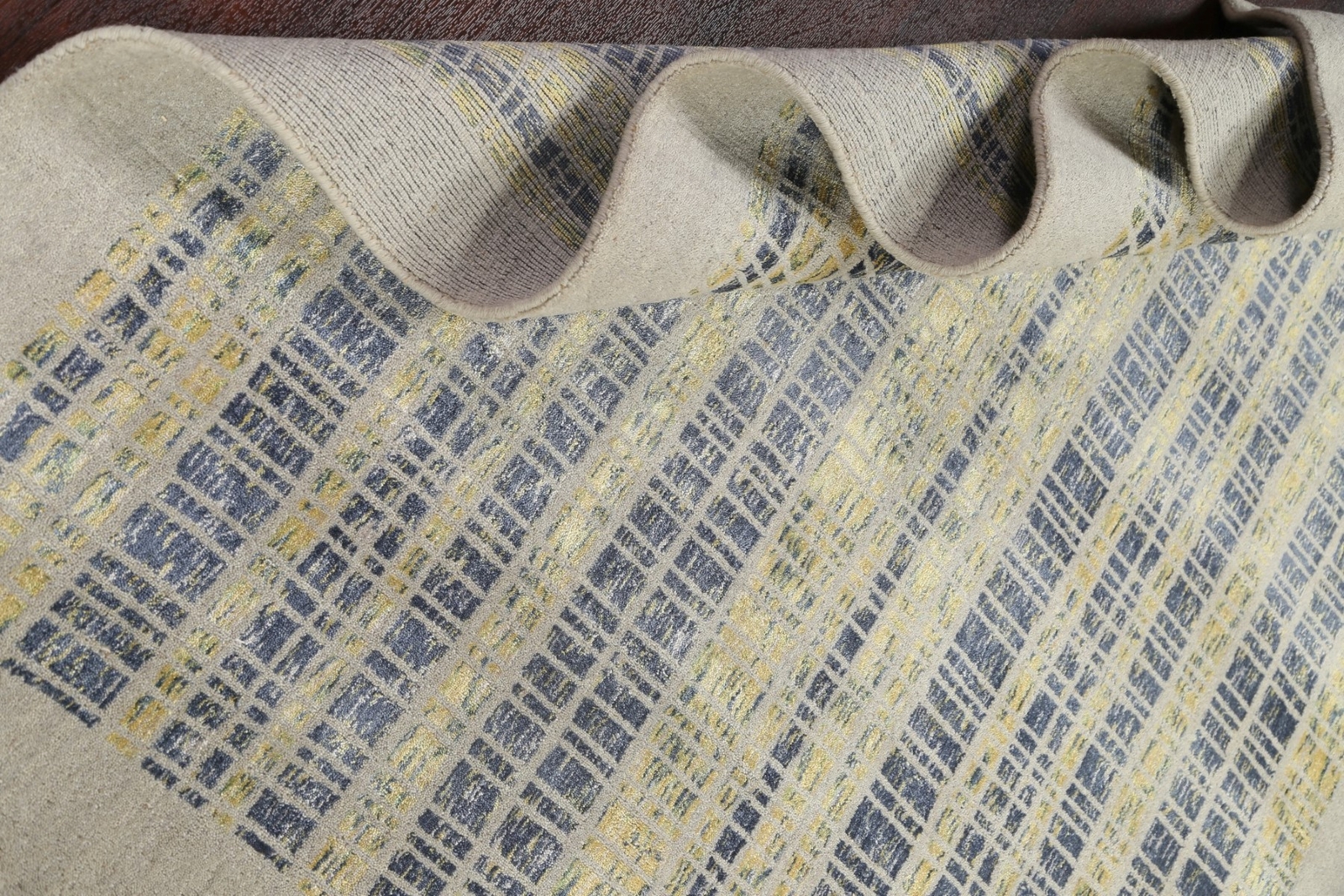 Luxury Hand-Knotted Abstract Contemporary Wool Rugs 5×8 ft