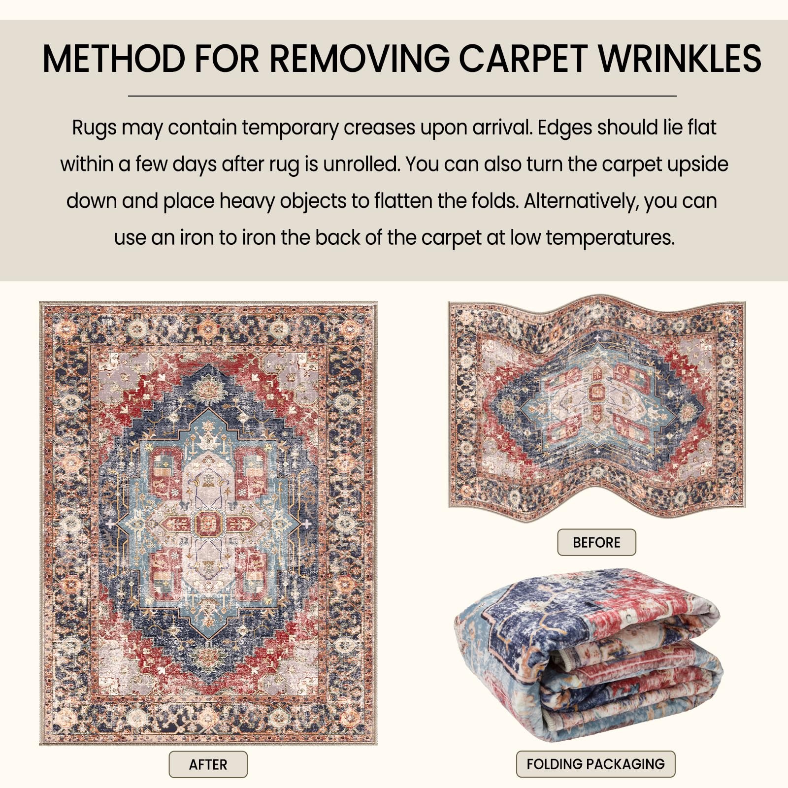 Washable 2×3 Area Rugs, Rugs for Living Room, Low-Pile Water&Stain Resistant …