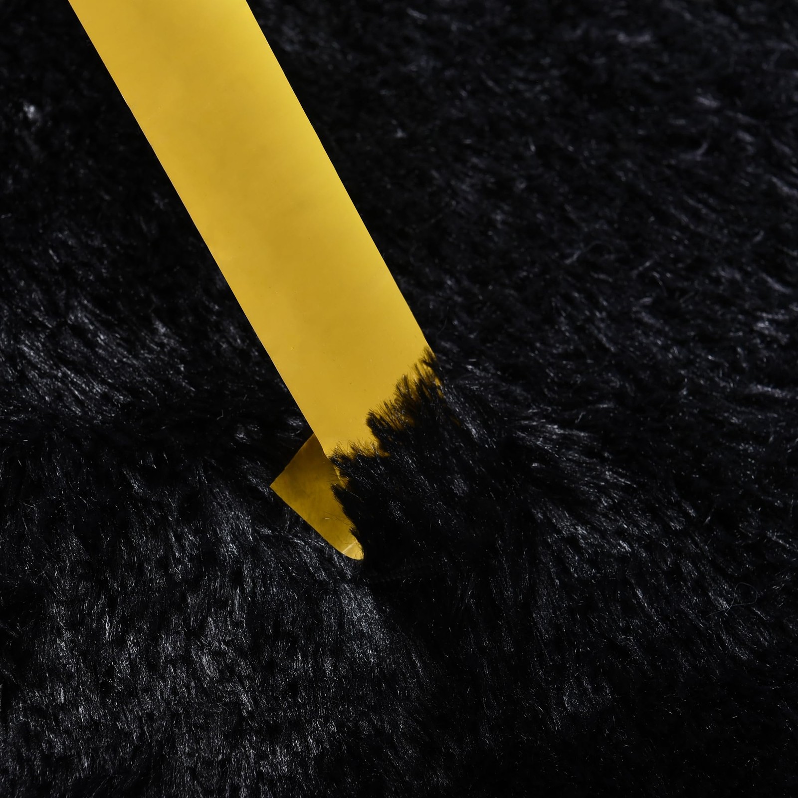 Quntue Small Black Area Rug, 2×3 Rug for Bedroom Shaggy Throw Rugs for Dorm R…