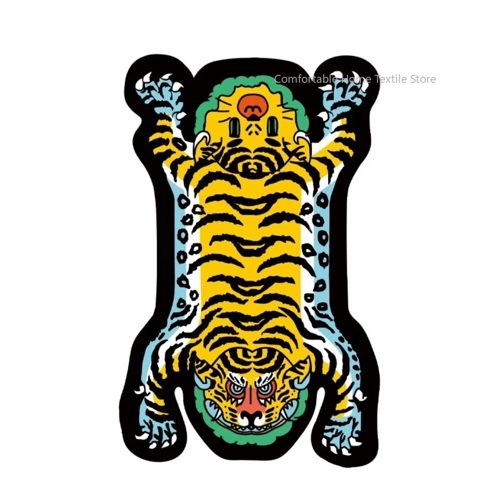 140x200cm Indoor Tiger Rug Large Carpet