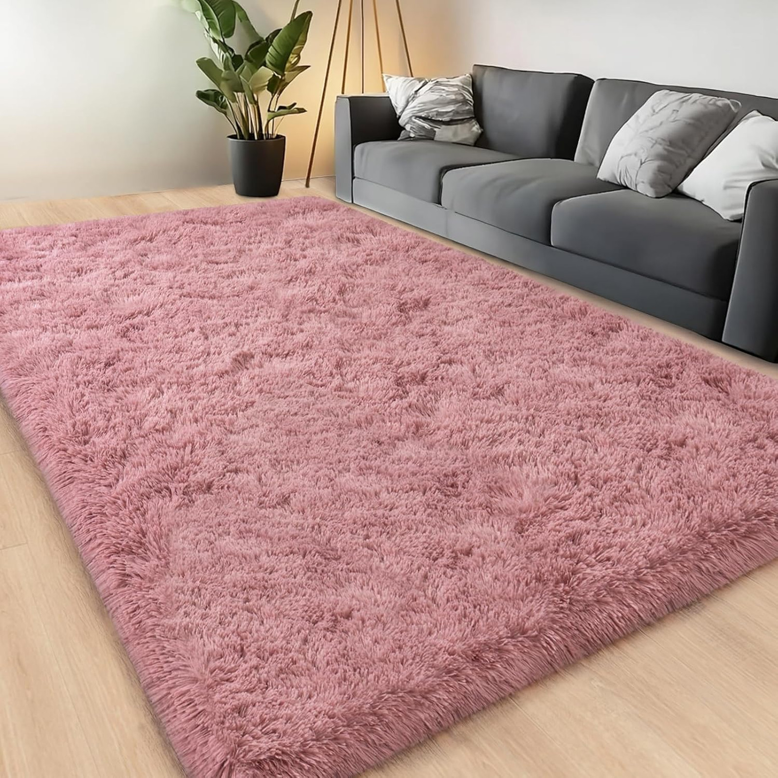 Large Area Rug for Living Room Bedroom 8×10 Fluffy Shag Carpet Fuzzy Indoor