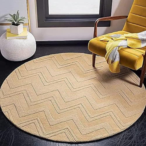 Round Rug, 8 ft Round Rug, Hand Tufted, 9×9, 10×10 Wool Round Carpet, Circle Rug