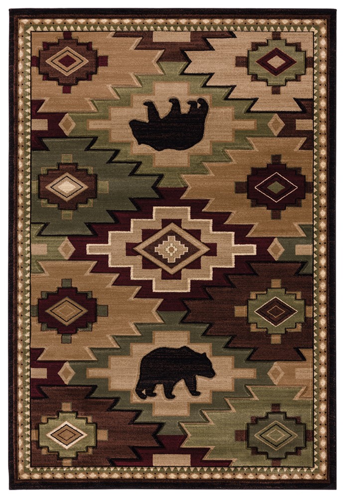 Multi-Color Geometric Diagonals Angled Door Mat 2055 40175 – Aprx 1′ 10″ x 2′ 8″