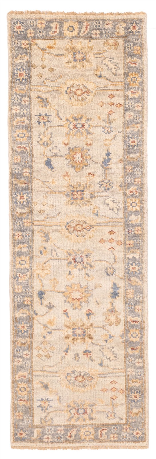 2’6″ x 8’0″ Vintage Hand-knotted Runner Rug Traditional Oriental Wool Carpet