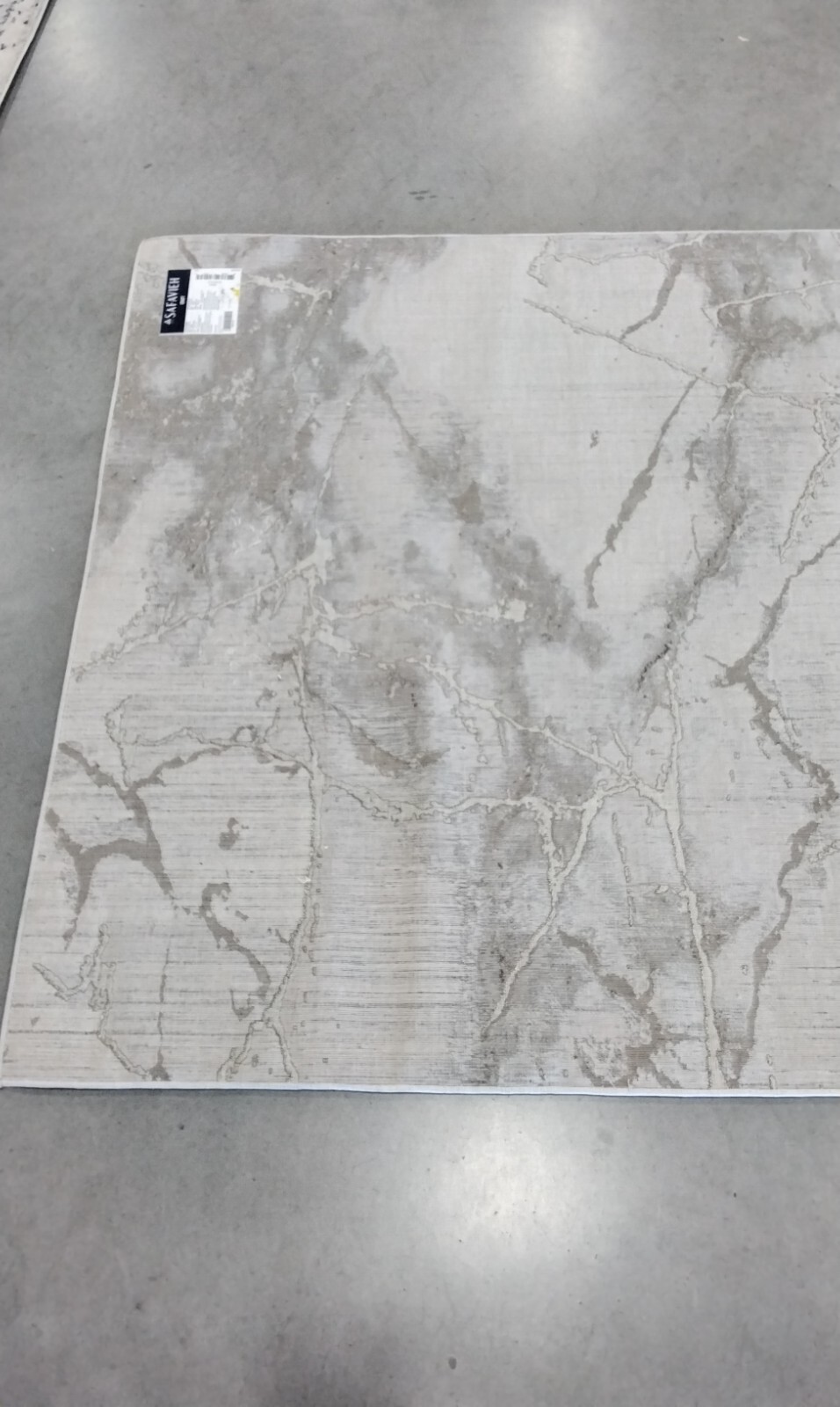 GREY / GOLD 5′-3″ X 7′-6″ Flaw in Rug, Reduced Price 1172716923 CFT877F-5