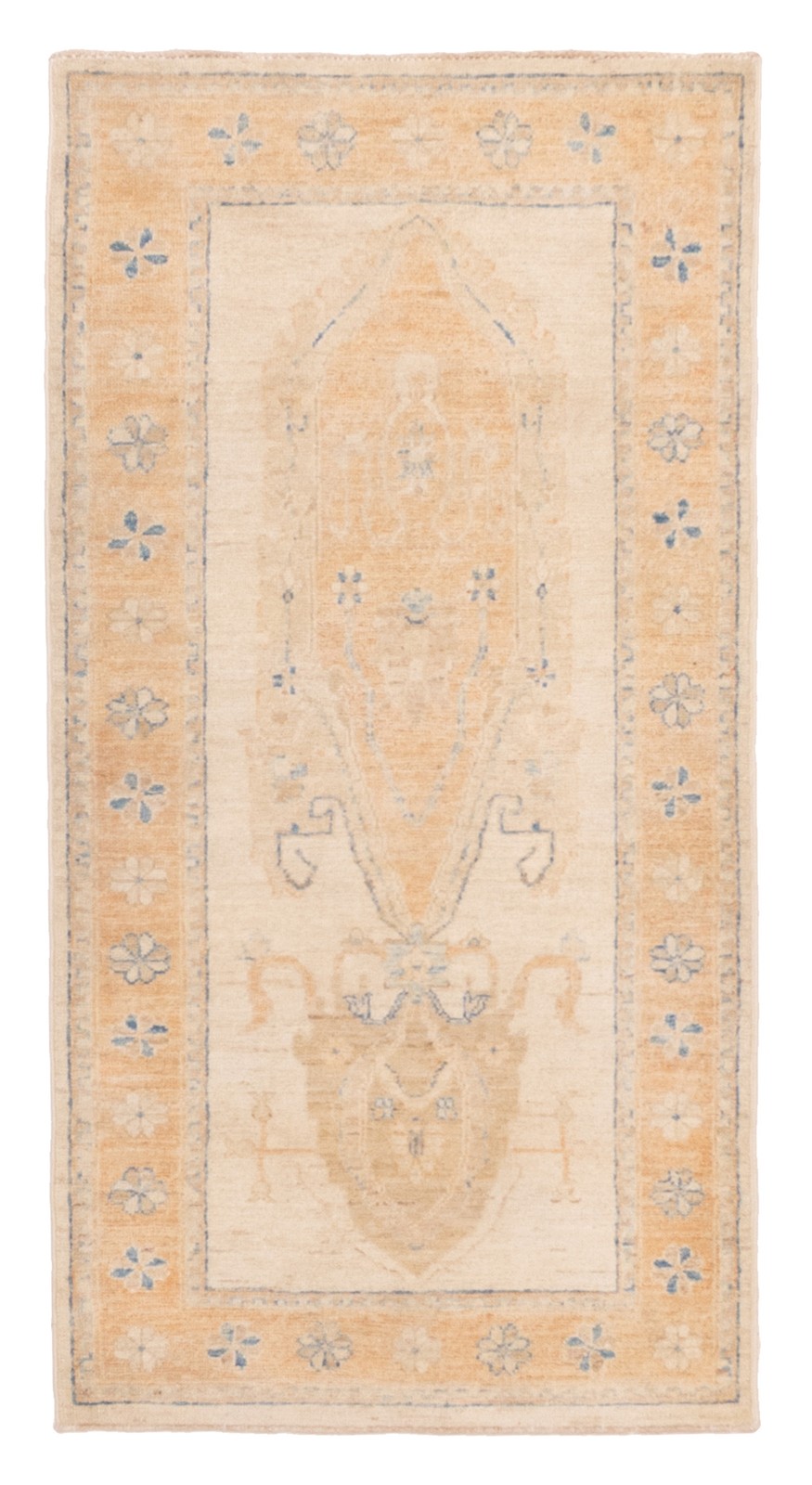 Hand Knotted Area Rug 2’5″ x 4’9″ Traditional Oriental Wool Carpet