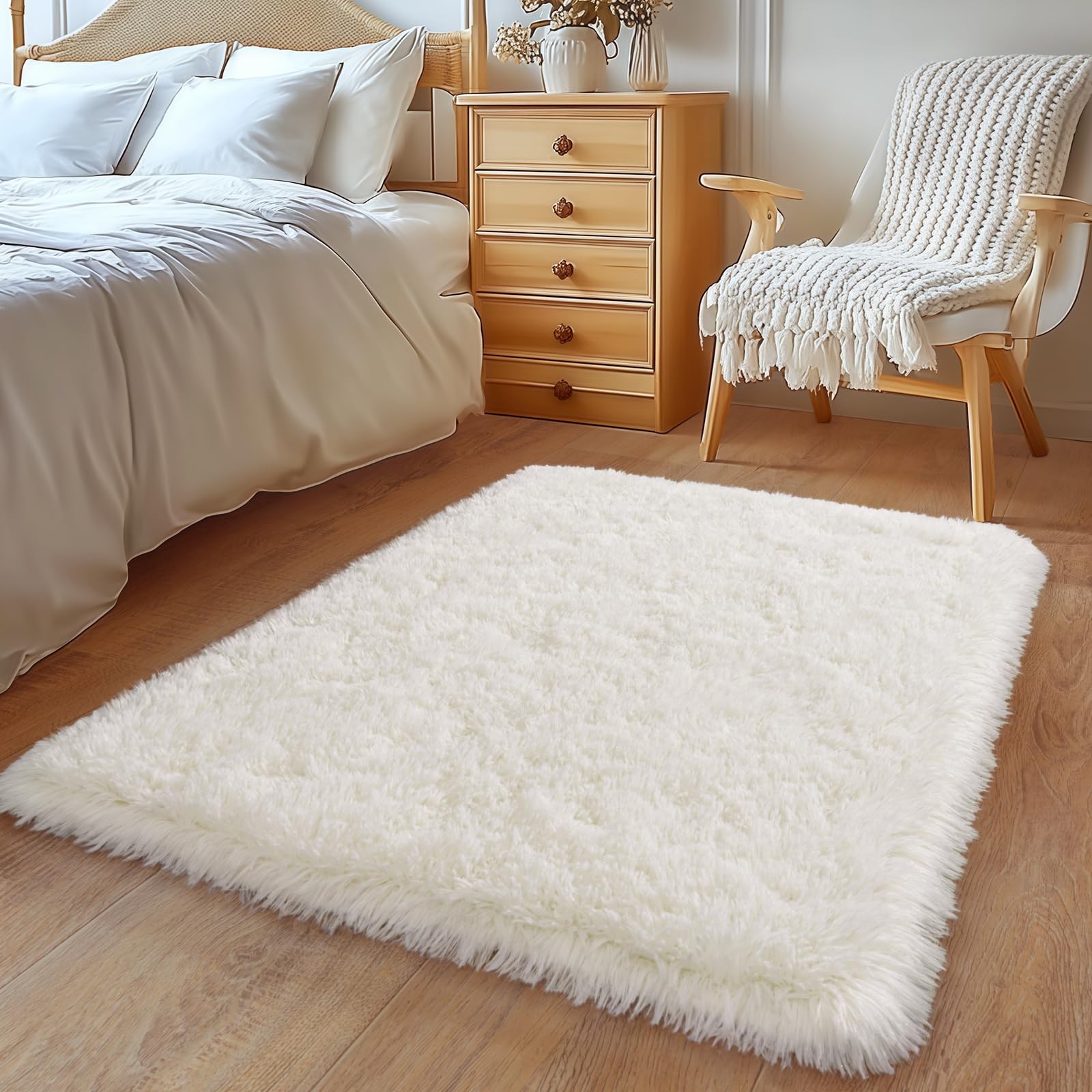 Soft Small Rugs for Bedroom Hallways, 2×3 Area Rugs for Living Room, Modern S…