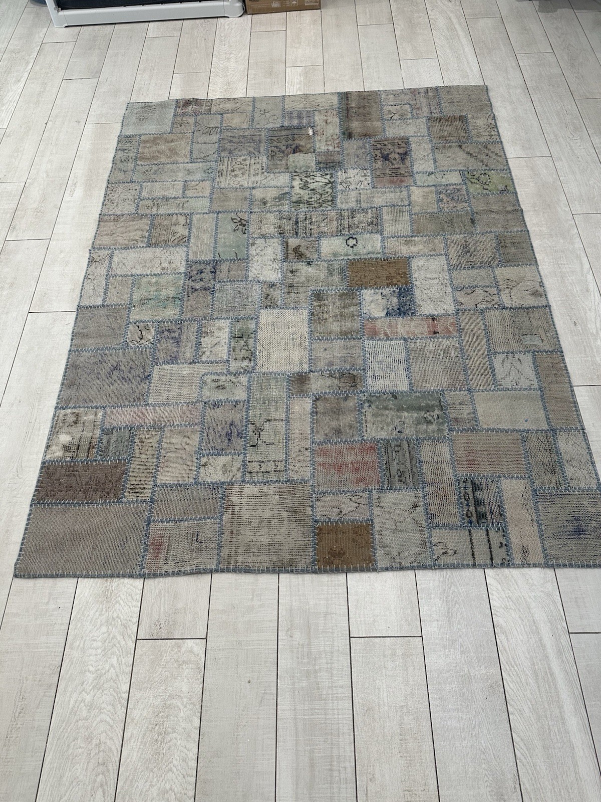 ABC Carpet & Home Wool Patchwork Rug – 5’11” x 7’10”