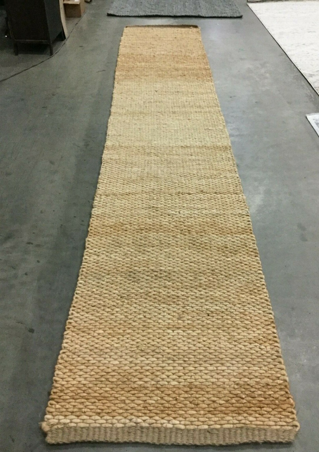 NATURAL 2′-6″ X 14′ Loose Threads Rug, Reduced Price 1172636667 NF459A-214