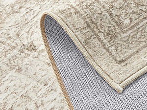 Area Rug Living Room Rugs – 6×9 Abstract Large Soft Indoor Washable Rug Neutral