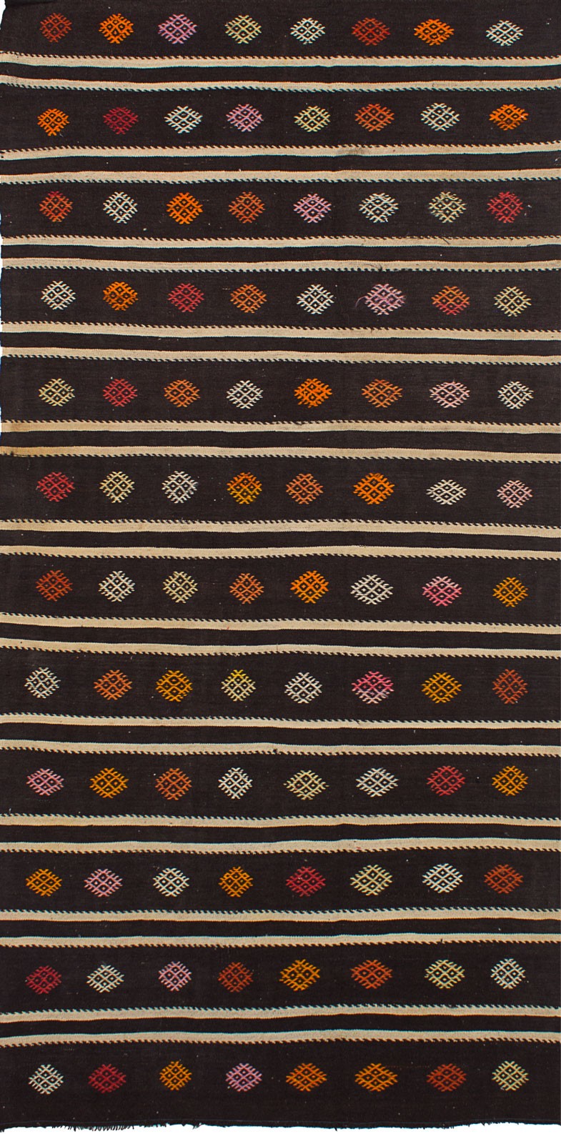Traditional Vintage Hand Woven Area Rug 5’6″ x 11’6″ Wool Oriental Carpet