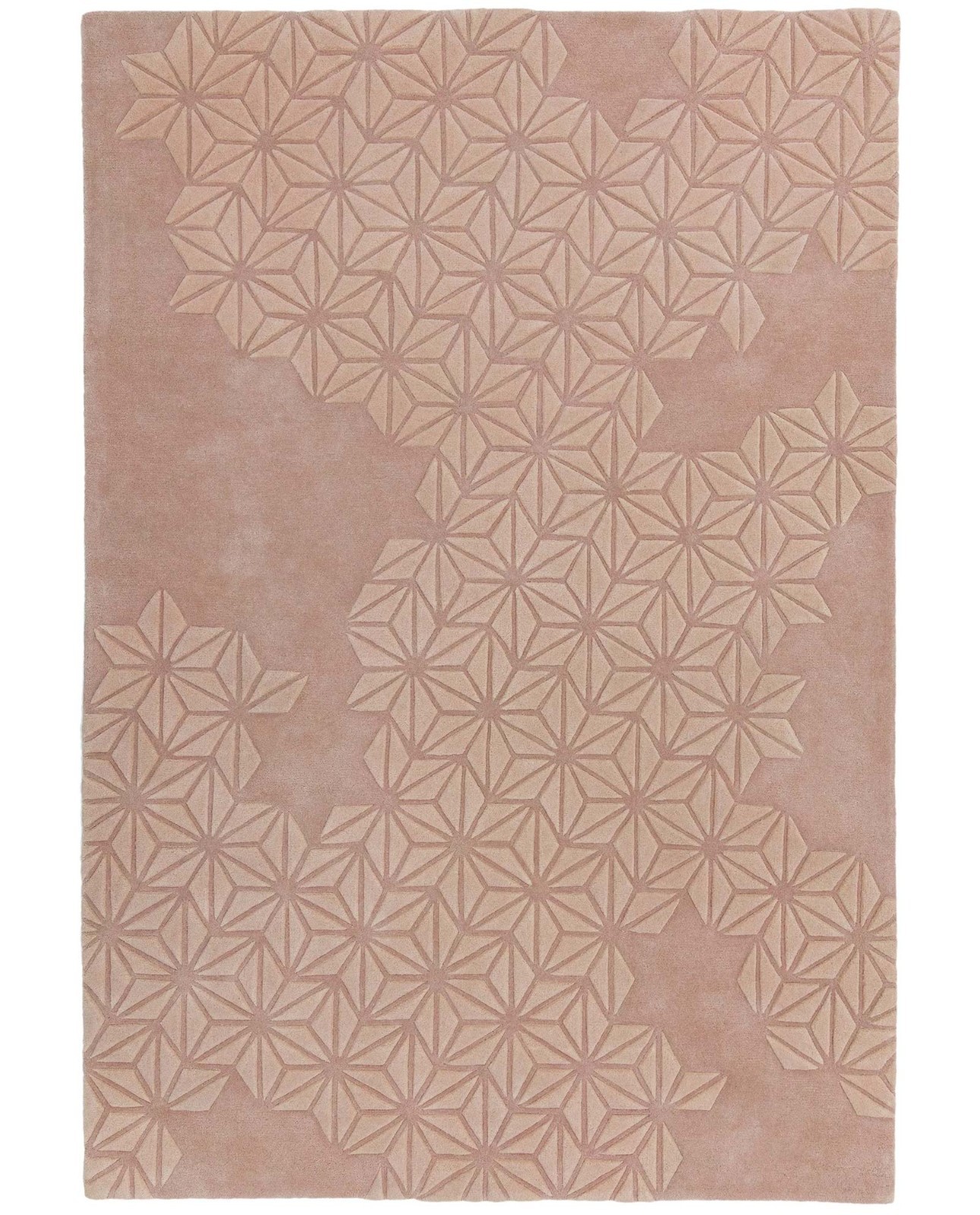Hand tufted Pink Multi Size Coral Handmade Donegal Art & Crafts Wool Area Rug