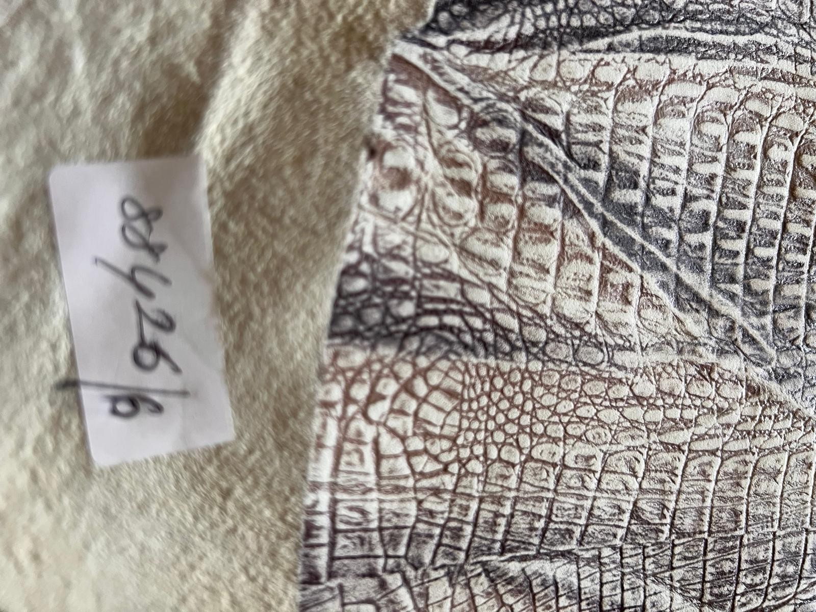 100% LAMBSKIN LEATHER GARMENT PRINTED HIDE SKIN 88426