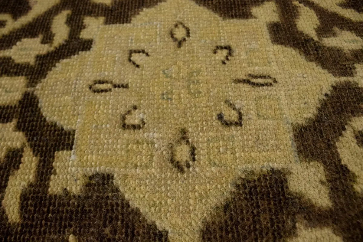 Handmade 5’5X8’7 Floral Oriental Rug Muted Transitional Carpet Home Decor