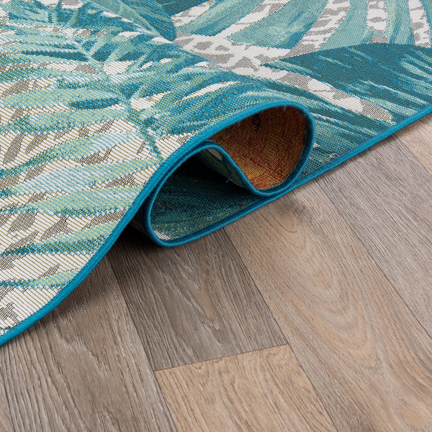 Rugshop Outdoor Rug Tropical Floral Indoor Outdoor Carpet Outdoor Patio Rugs 6×9