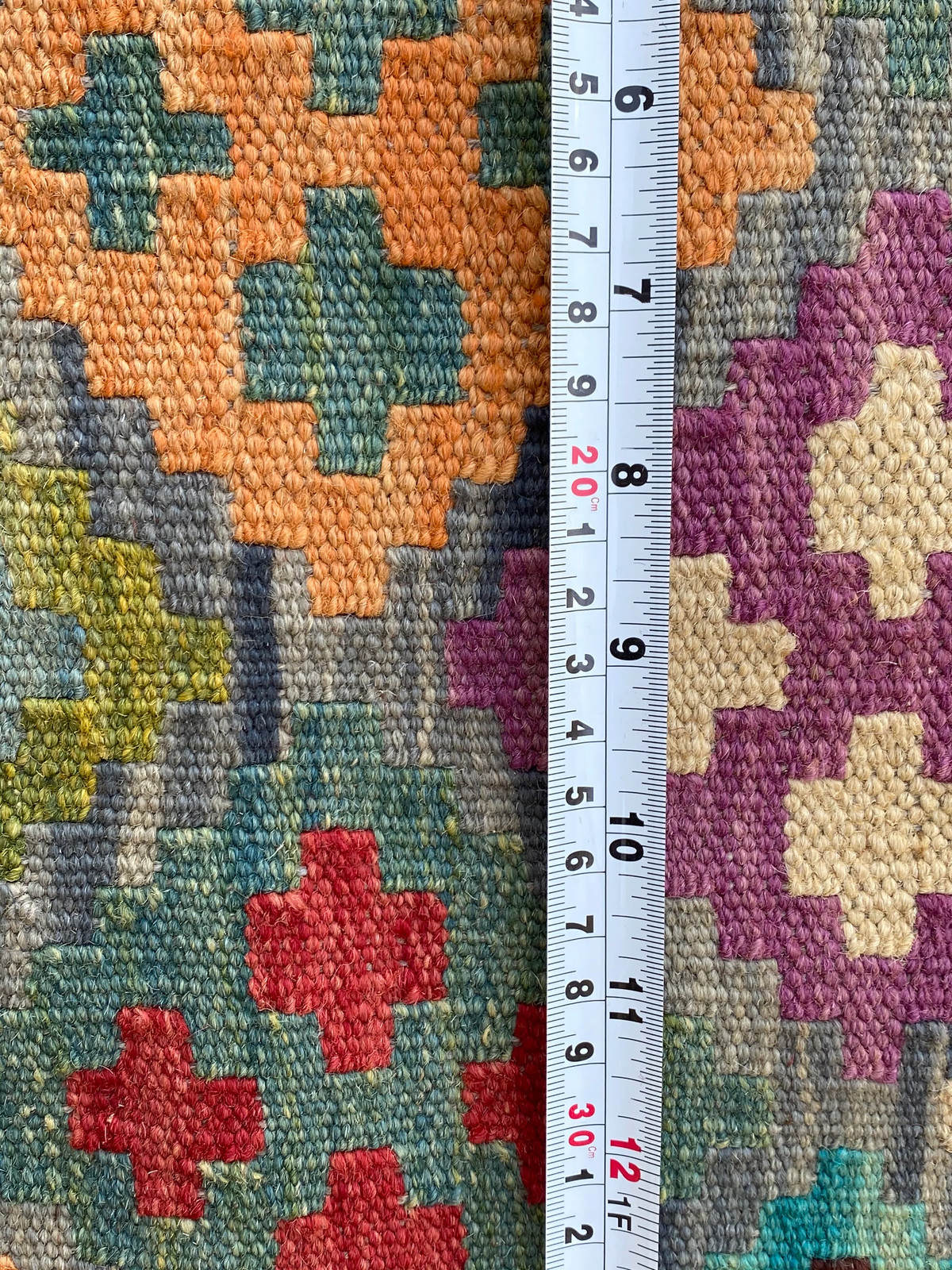 6 x 10 Multi-Color Red Kilim Rug K-112