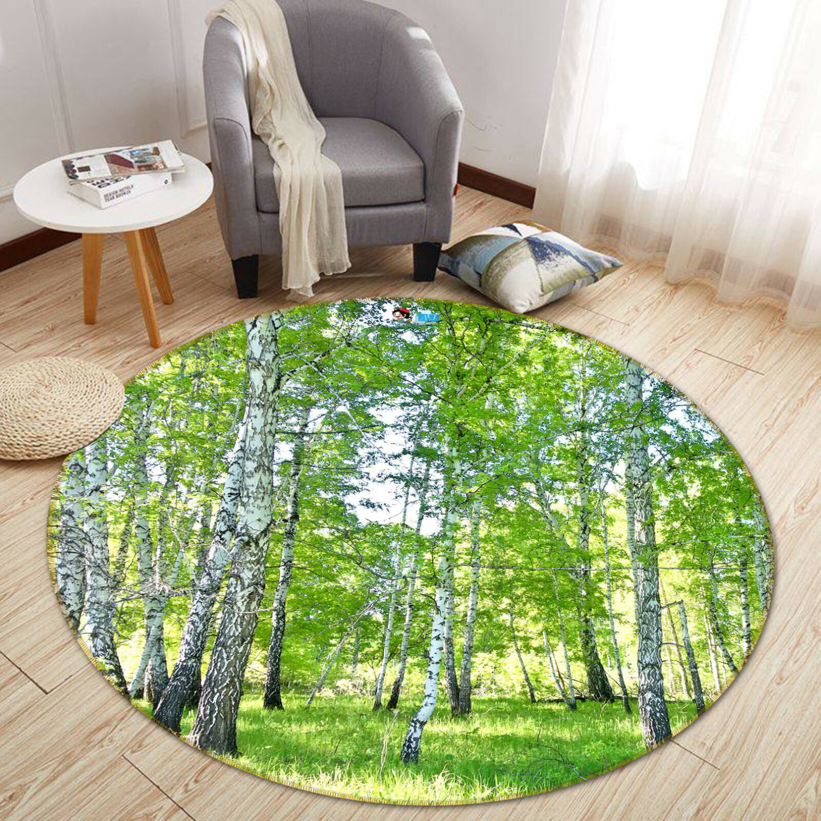 3D Sunny Forest ZHUA152 Game Non Slip Rug Mat Photo Carpet Zoe