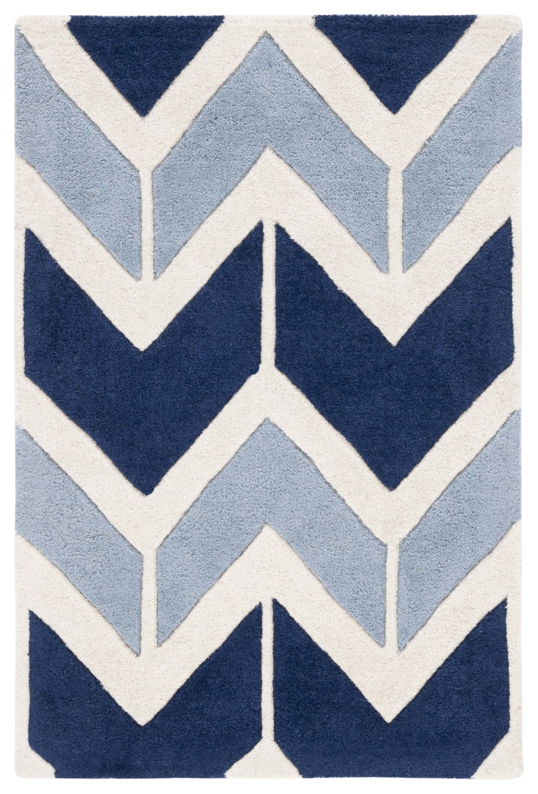 Safavieh Chatham DARK BLUE / LIGHT BLUE 2′ X 3′ Area Rug – CHT756N-2