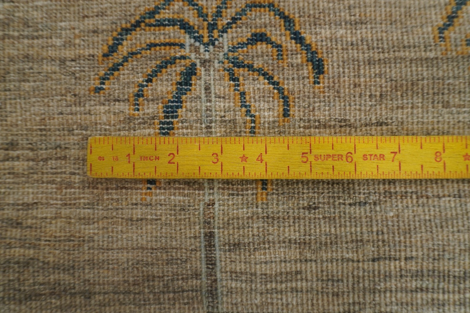 8×10 ft Gray Landscape Gabbeh Afghan Hand Knotted Wool Area Rug