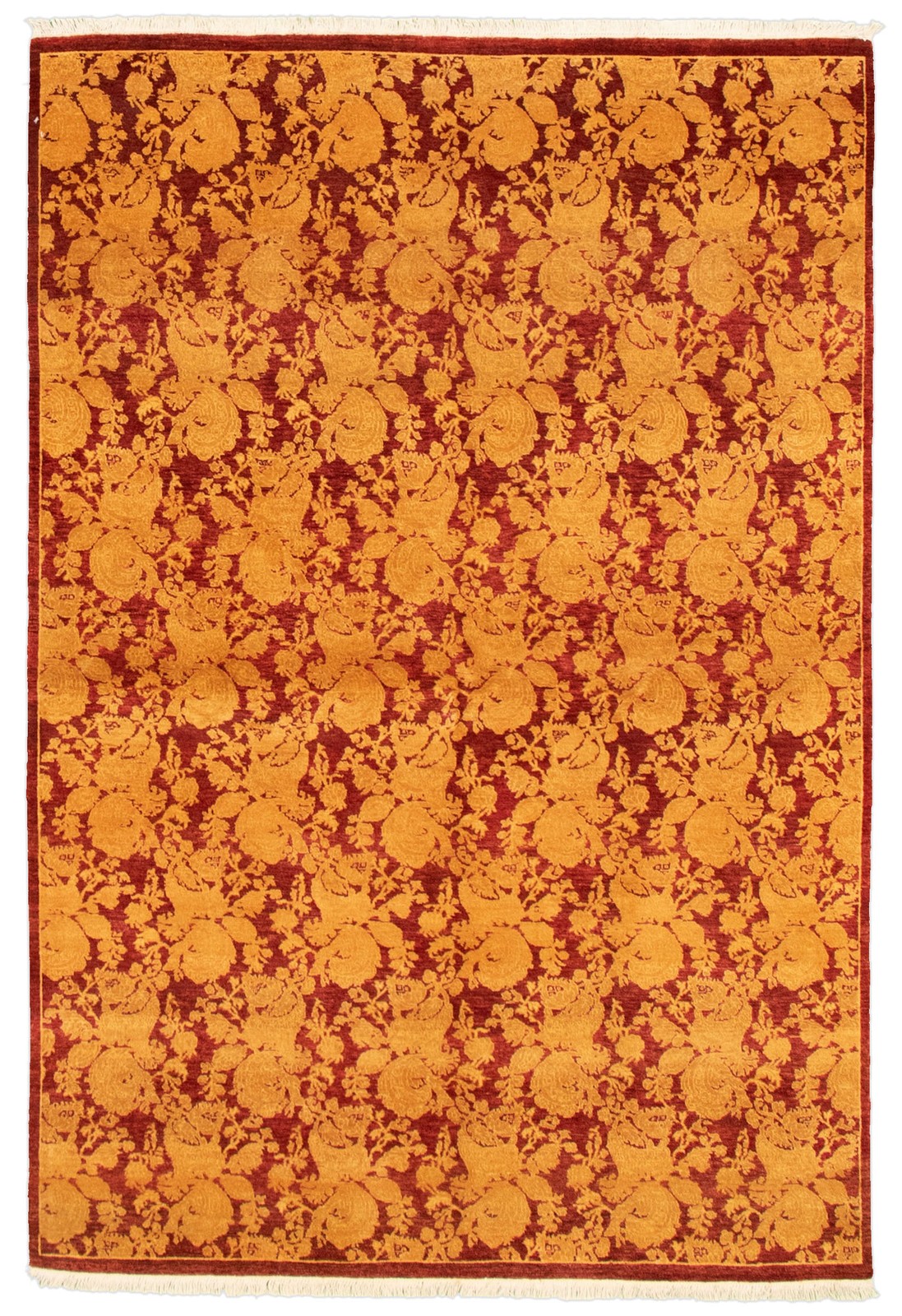 5’0″ x 7’6″ Hand Knotted Area Rug Traditional Oriental Wool Carpet