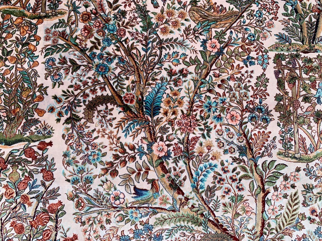 Tree Design Rug High Quality Rug Hall Way Rug Silk Home Decor Rug,3x4ft