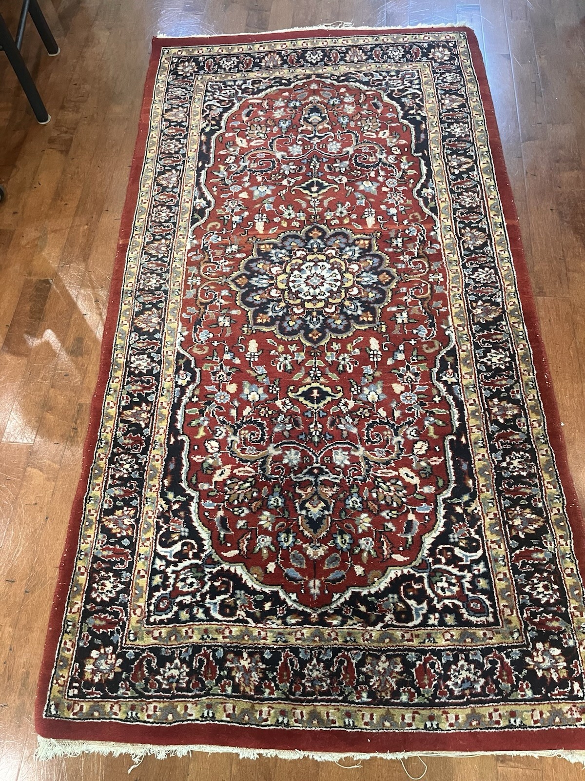 Handmade Oriental Rug 78 x 41 inches